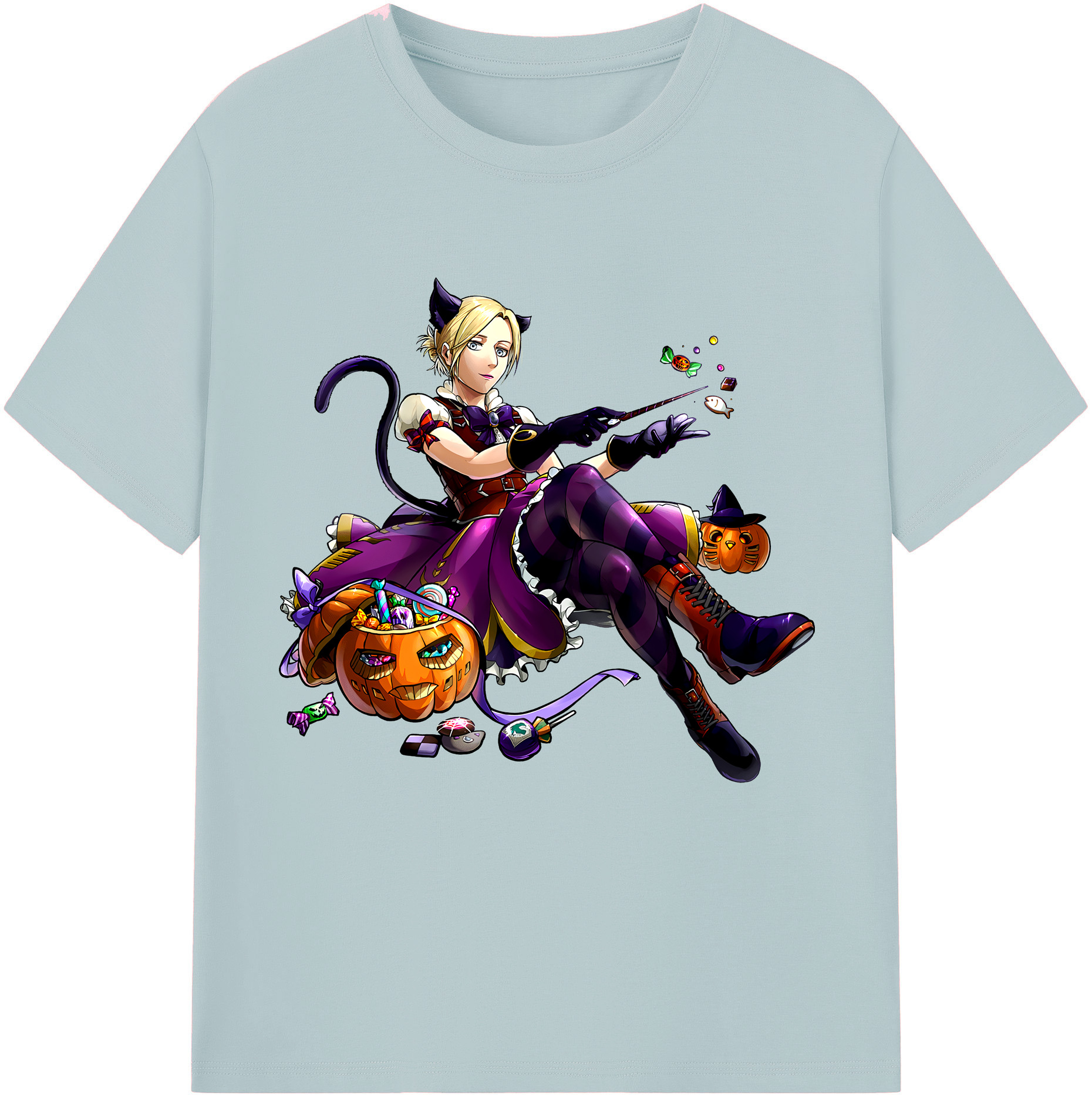 （画像用） 進撃の巨人 アニ・レオンハート Attack on Titan Annie Leonhart 綿100％半袖Tシャツ（フロントプリント）